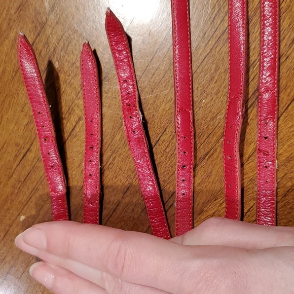 Like NEW Cesare Paciotti fuschia strappy heels - Picture 15 of 16